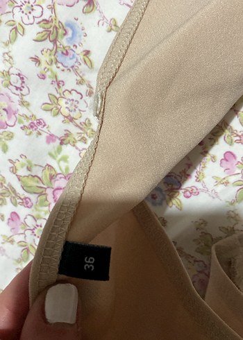 Bej Transparan Midi Straplez Büstiyer - Görsel 5