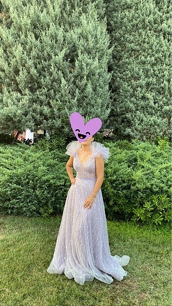 Özel tasarım işlemeli abiye elbise