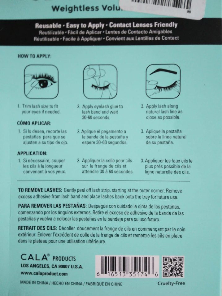 CALA Pixie 3D Takma Kirpik 5 Çift - Görsel 2