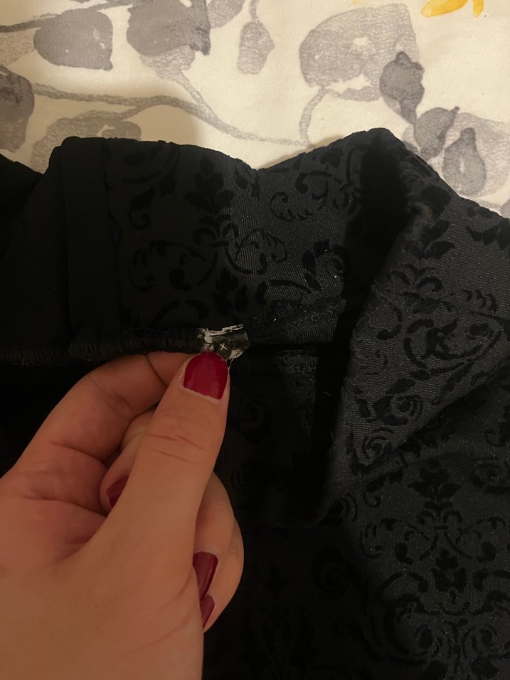 Dantel Detaylı Siyah Mini Etek - Görsel 5