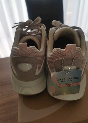 Skechers Skechers Bej Kadın Dolgu Topuk Spor Ayakkabı
