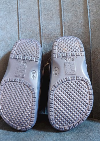 Crocs Gri Erkek Çocuk Velcro Terlik