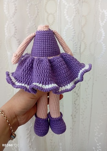 Barbie Mor El Örgüsü Bebek Oyuncak