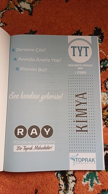 Toprak yayınları tyt kimya branş denemesi