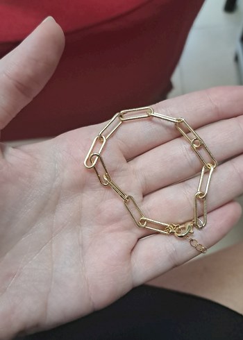 Pandora Zincir Detaylı Altın Renk Kadın Bileklik