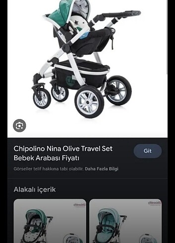 Diğer Chipolino nina bebek arabası 