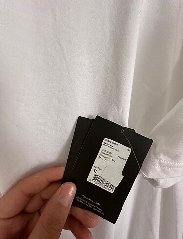 l Beden beyaz Renk Calvin klein beyaz tişört
