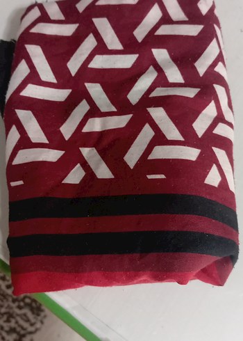 Bordo Bohem Desenli Kadın şal