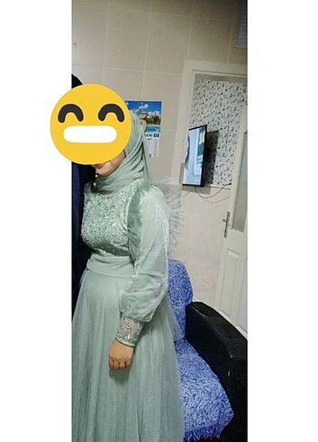 Söz isteme kıyafeti uzun elbise