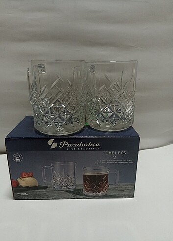 Beden Paşabahçe timeless kuplu bardak kupa 2li