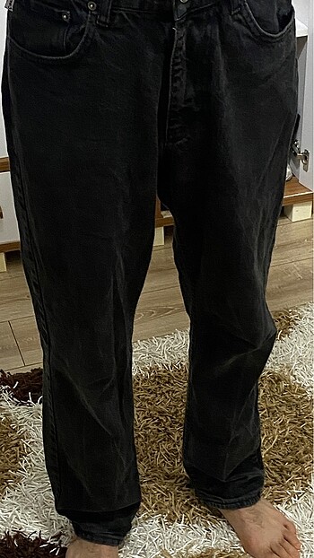 Erkek Baggy siyah bol pantolon