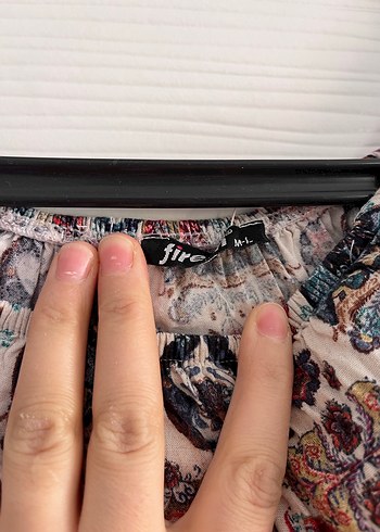 Bohem Çok Renkli Uzun Elbise - Görsel 4