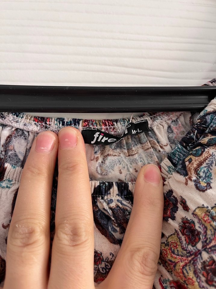 Bohem Çok Renkli Uzun Elbise - Görsel 4