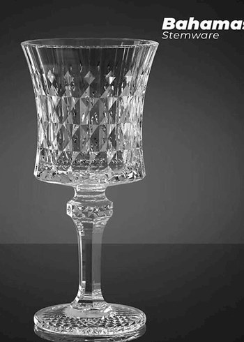 Parlak Beyaz Kristal Kadehler Seti 6 lı - Görsel 4