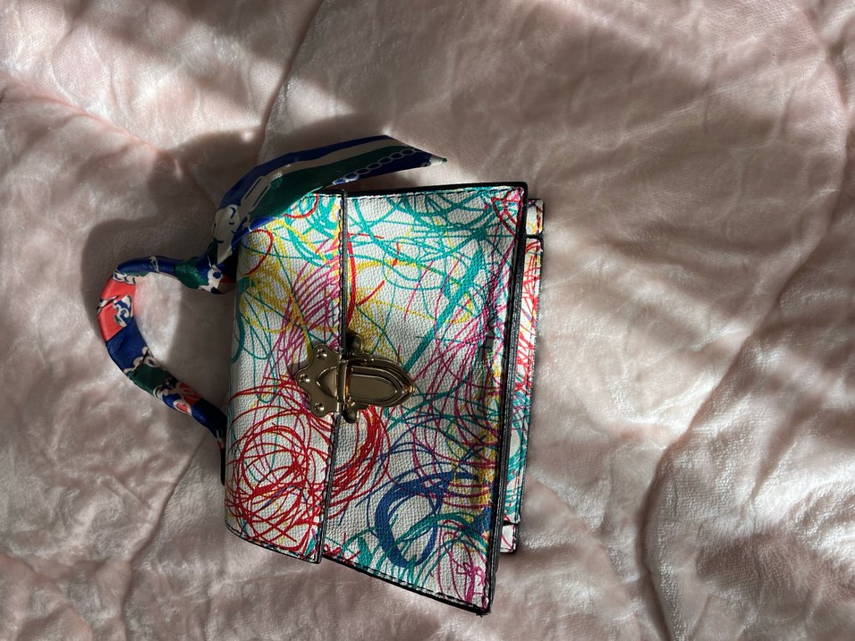 Renkli Bağlamalı Kadın Çanta - Görsel 3