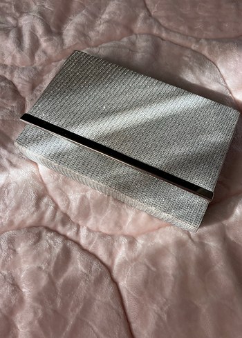 Gri Simli Kadın Portföy Çanta - Görsel 2