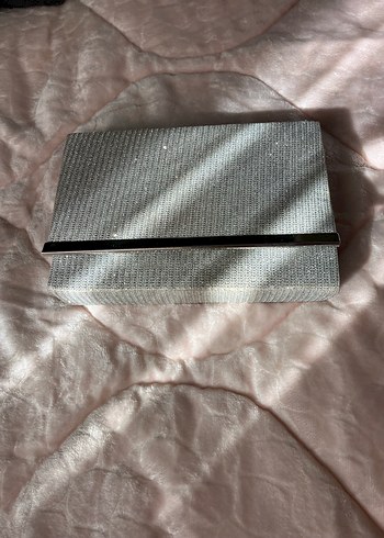 Gri Simli Kadın Portföy Çanta - Görsel 3