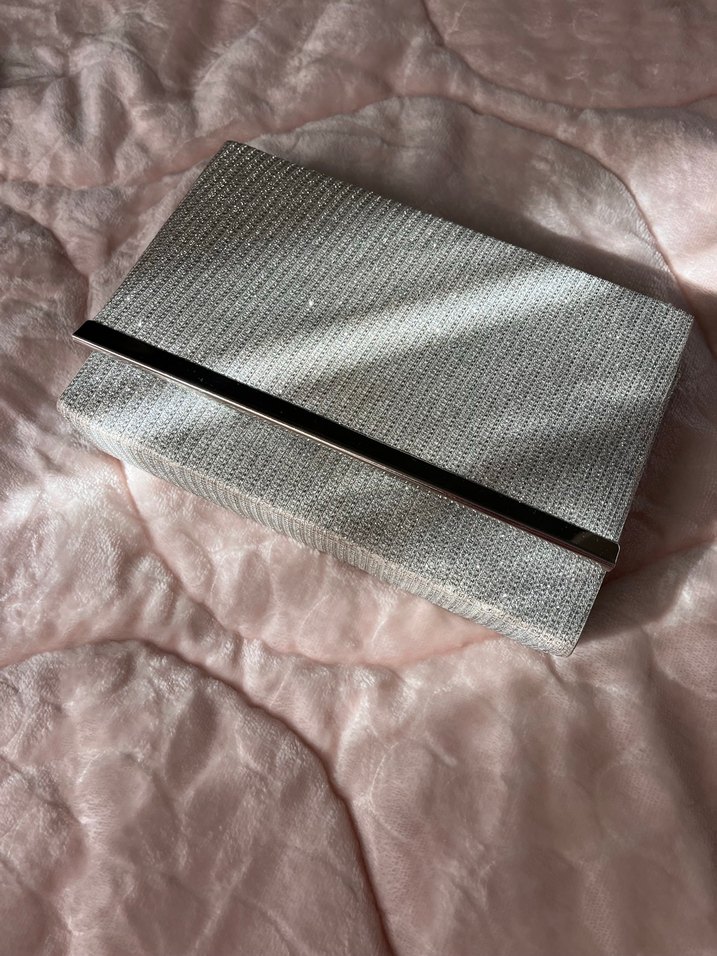 Gri Simli Kadın Portföy Çanta - Görsel 2