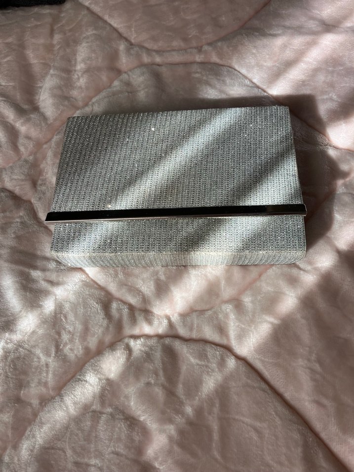 Gri Simli Kadın Portföy Çanta - Görsel 3