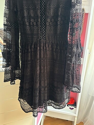 Siyah abiye elbise - Görsel 4