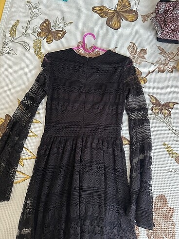 Siyah abiye elbise - Görsel 7