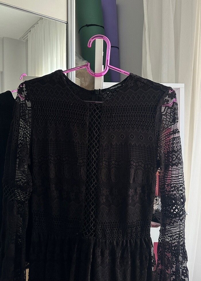 Siyah abiye elbise - Görsel 2