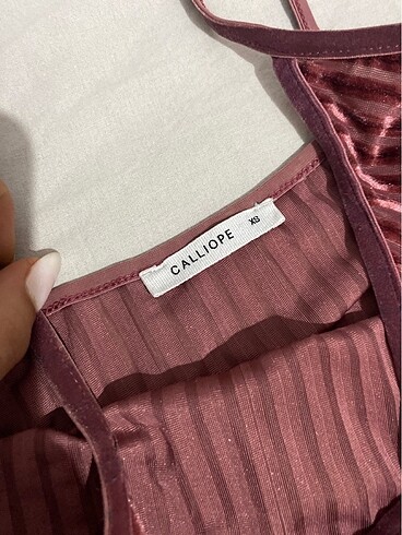 xs Beden Kadife çıtçıtlı bluz