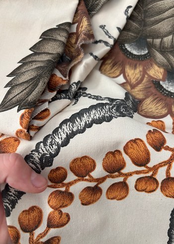 nostaljik antika perde en145 boy255 2 adet kornişli - Görsel 3