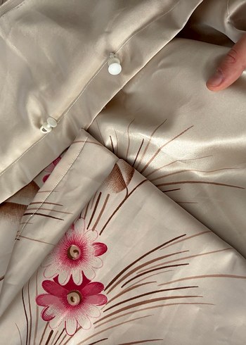 nostaljik antika saten perde 2 adet en170 boy255 - Görsel 2