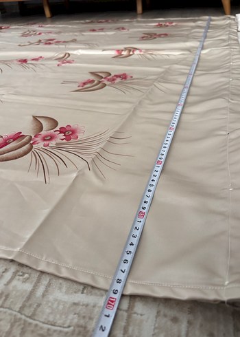 nostaljik antika saten perde 2 adet en170 boy255 - Görsel 3