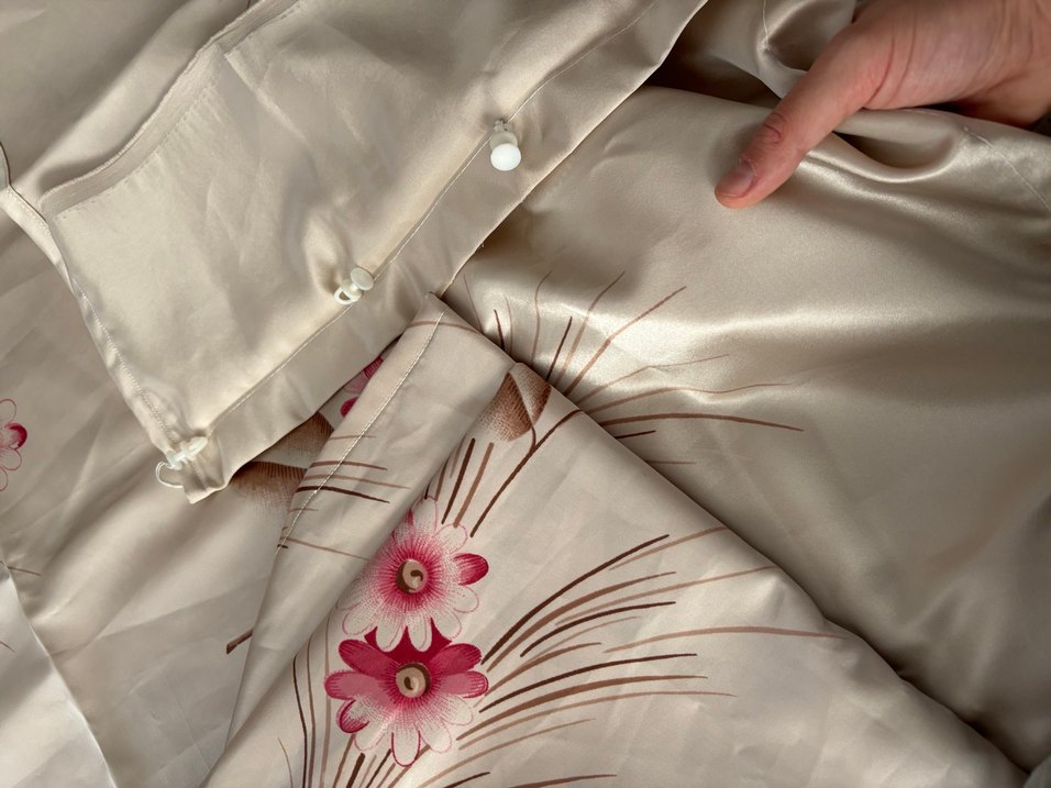 nostaljik antika saten perde 2 adet en170 boy255 - Görsel 2