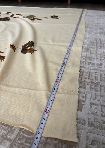 Nostaljik antika  düz kumaş (perdelik) 225x135 2adet - Görsel 4