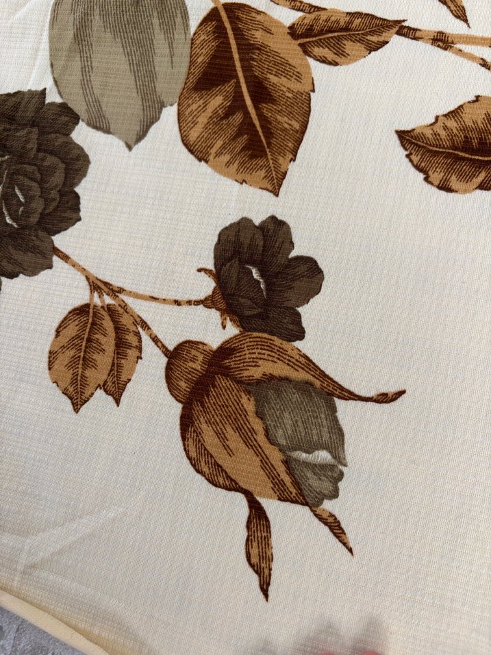 Nostaljik antika  düz kumaş (perdelik) 225x135 2adet - Görsel 3