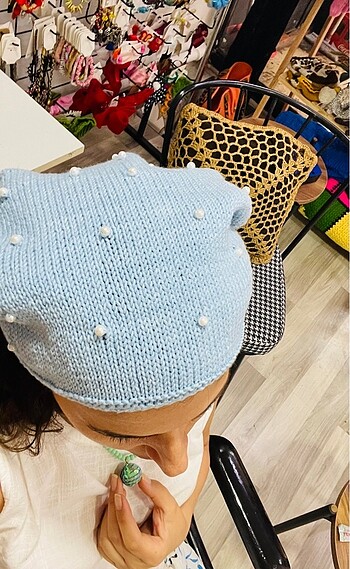 Tasarımcı Örgü bandana