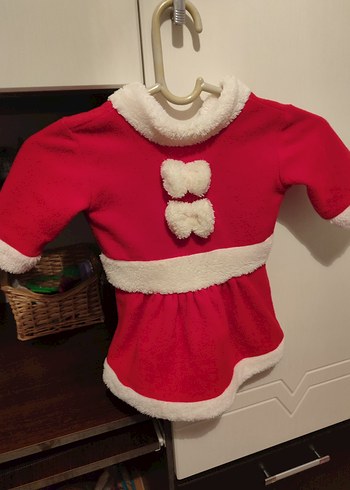 Kız Çocuk Kırmızı Yılbaşı Kostümü 1 kere giyildi. - Görsel 2