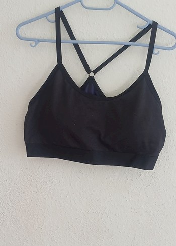 diğer Beden Siyah Mini Street Wear Spor Sütyeni