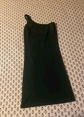 Yeşil mini elbise