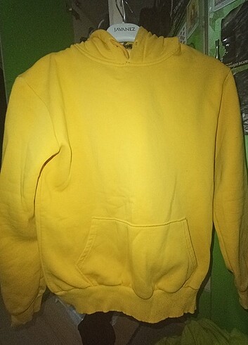 Sarı sweatshirt