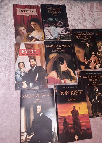 Klasik Edebiyat Kitap Seti - 10 Kitap