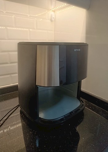 Onvo Gri Hava Fritözü 8 litre airfry - Görsel 7