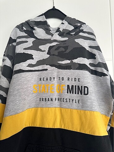 11-12 Yaş Beden siyah Renk Sweatshirt