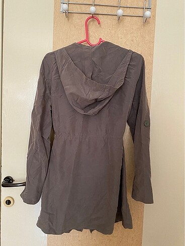 34 Beden haki Renk H&M kapşonlu tunik