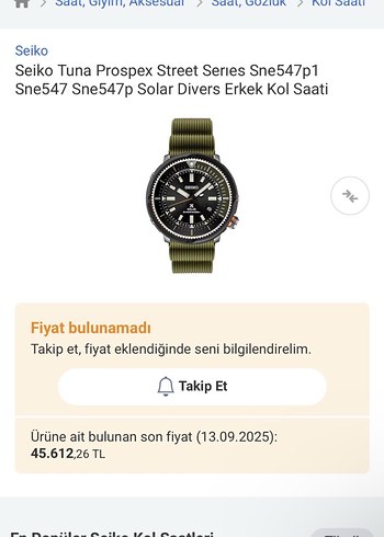 Seiko Seiko SNE547P