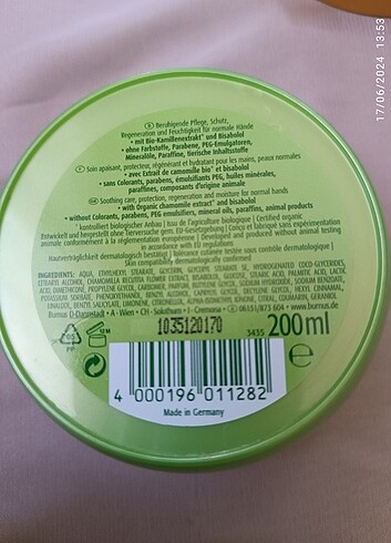 Beden Kamill Alman El ve Tırrnak Nemlendiricisi 200ml
