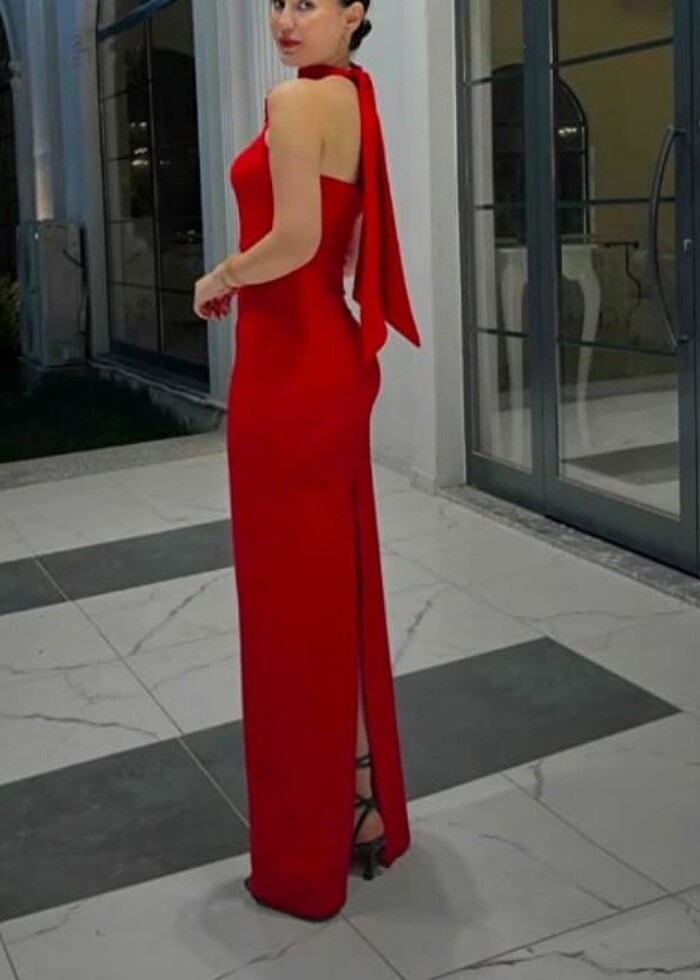 Uzun Abiye / Abiye / Mezuniyet Abiyesi - Görsel 3