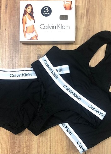 Calvin Klein 3lü Büstiyer takımı 