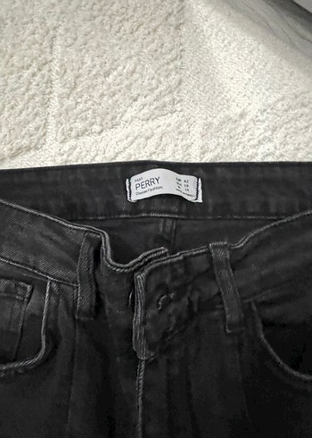 Siyah Esnek Kadın Kot Pantolon - Görsel 3