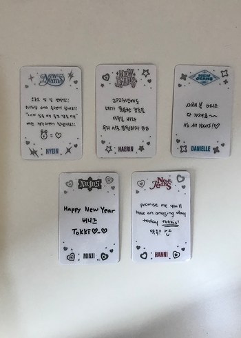  new jeans photocard