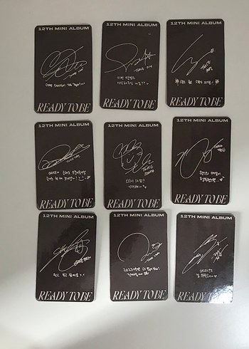 twice ready to be photocard