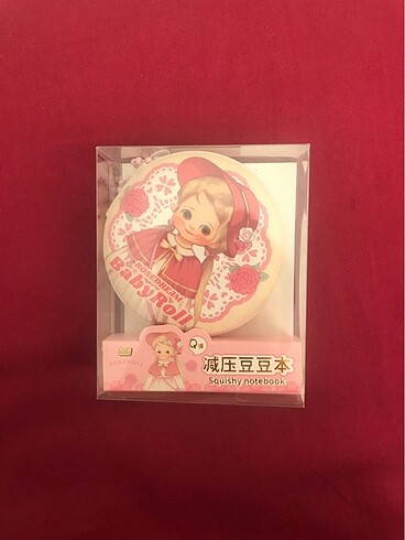 coquette mini anahtarlikli defter squishy